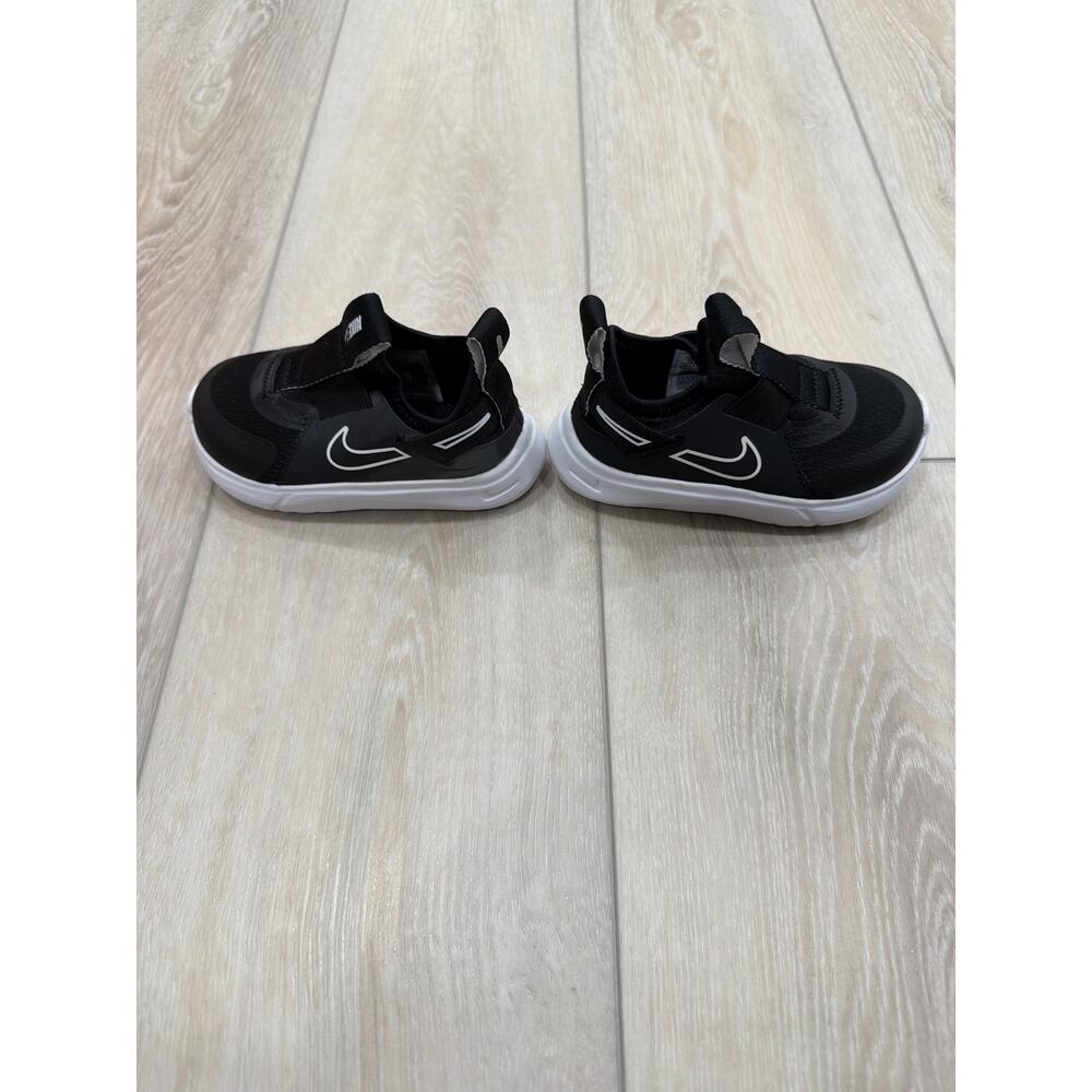 Nike Flex Plus Toddler Shoes Black/White Size 7